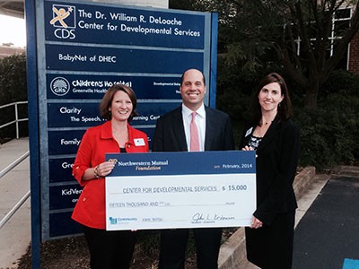 Northwestern Mutual Community Service Award-Center for Developmental Services
